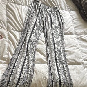 Amazon Black and White Wide Leg Pants